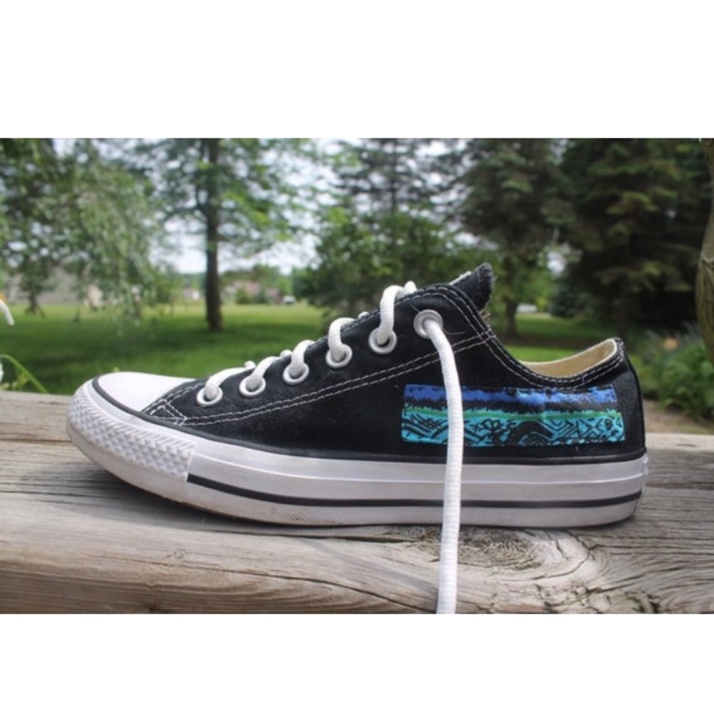 Women’s Converse 8 Upcycled Black Low Top All Star